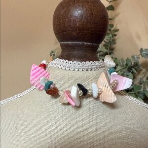 Multicolor Beaded Shell Bracelet